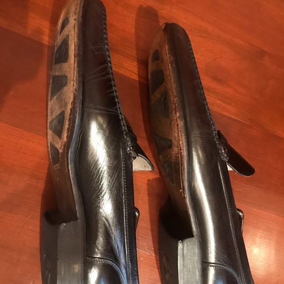 Franco Cuadra men’s genuine lizard loafer, 10.5 - Picture 3 of 4